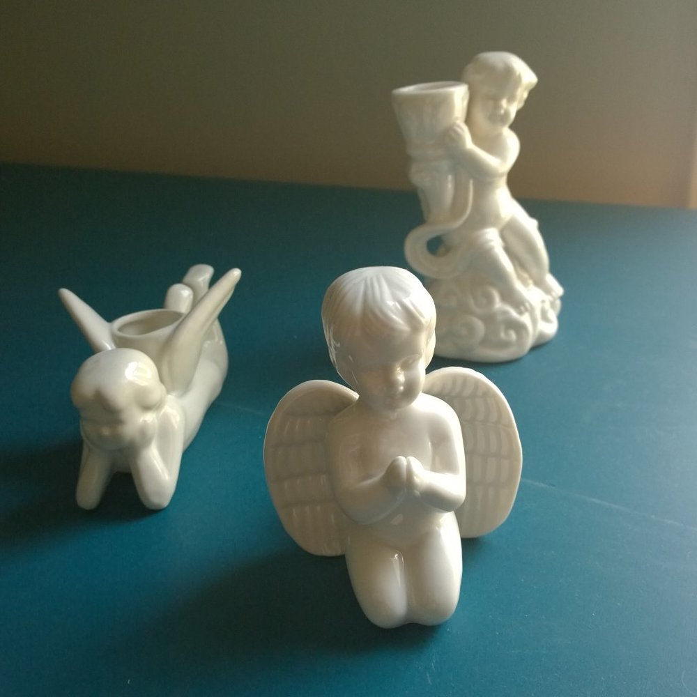 Angels Candle Holders Set of 3